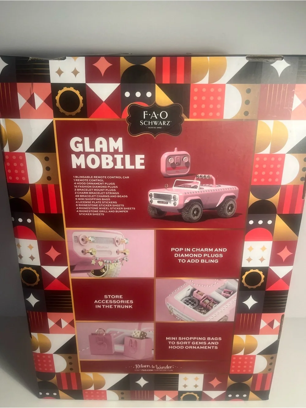FAO Schwarz Blingable Pink Remote Control Car New in Box 🎀🎀🎀
